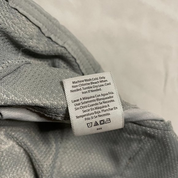 George Light Grey Above Knee Flat Front Stretch Shorts - Size 32 - Picture 6 of 7